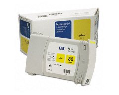 HP 80 (C4848A) Orjinal Sarı (Yellow) İnkJet Mürekkep Kartuşu
