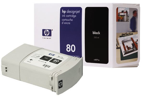 HP 80 (C4871A) Orjinal Siyah (Black) İnkJet Mürekkep Kartuşu