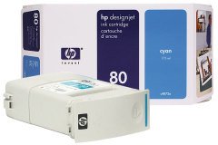 HP 80 (C4872A) Orjinal Mavi (Cyan) İnkJet Mürekkep Kartuşu