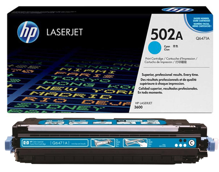 HP Q6471A-502A (CP3505-3600-3800) Orjinal Mavi Toner