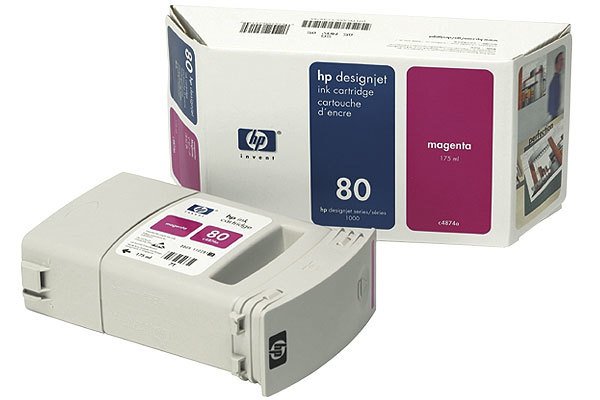 HP 80 (C4874A) Orjinal Kırmızı (Magenta) İnkJet Mürekkep Kartuşu