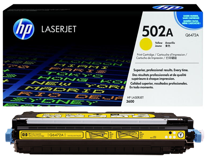 HP Q6472A-502A (CP3505-3600-3800) Orjinal Sarı Toner