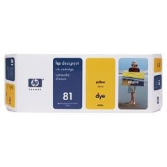 HP 81 (C4933A) Orjinal Sarı (Yellow) İnkJet Mürekkep Kartuşu