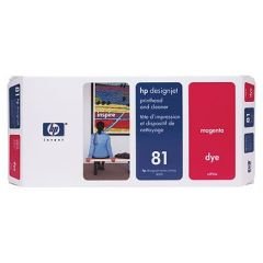 HP 81 (C4952A) Orjinal Kırmızı (Magenta) Baskı Kafası ve Baskı Kafası Temizleyicisi