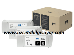 HP 81 (C5066A) Orjinal Black (Siyah) 3'Lü İnkJet Mürekkep Kartuş