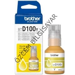 Brother BTD100Y (DCP-T230/DCP-T236/DCP-T430/DCP-T436/DCP-T530/DCP-T535/DCP-T536/DCP-T730/DCP-T830/MFC-T930/MFC-T935) Orjinal Sarı Murekkep