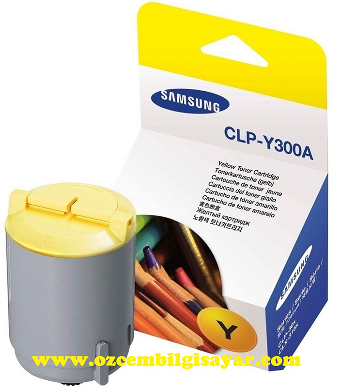 Samsung CLP-300/CLX-2160/CLX-3160 (CLP-Y300A) Orjinal Sarı (Yellow) Toner