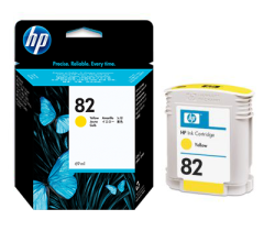 HP 82-C4913A (DesignJet 111-DesignJet500-DesignJet 510-DesignJet 800-DesignJet 815-DesignJet 820) Orjinal Sarı Kartuşu