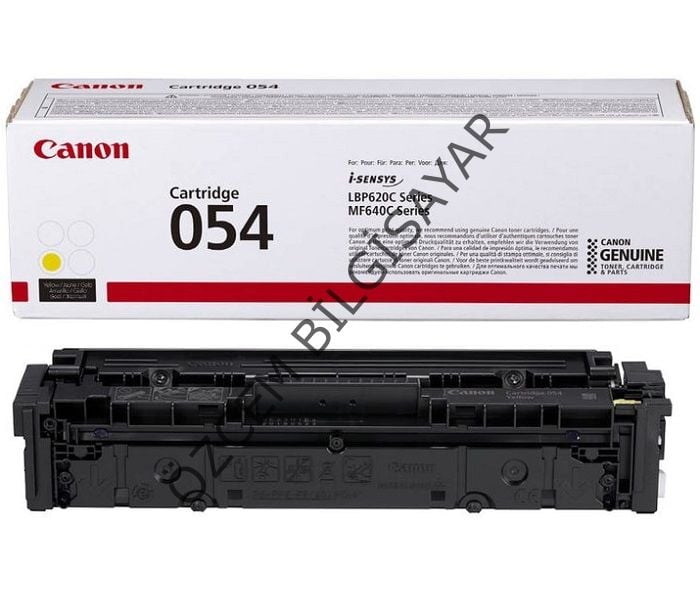 Canon CRG-054 (LBP620-LBP621-LBP622-LBP623-LBP640-MF640-MF641-MF642-MF643-MF644-MF645) Orjinal Sarı Toner