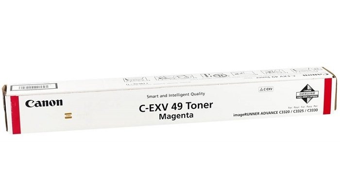 Canon C-EXV 49M (IR C3300-C3320-C3325-C3330-C3500-C3520-C3525-C3530-C3720-C3725-C3730-C3822-C3826-C3830-3835) Orjinal Kırmızı Toner