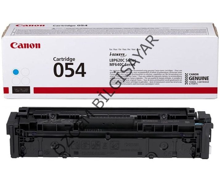 Canon CRG-054 (LBP620-LBP621-LBP622-LBP623-LBP640-MF640-MF641-MF642-MF643-MF644-MF645) Orjinal Mavi Toner