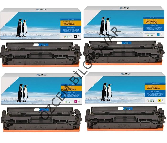 Canon CRG-054 (LBP620-LBP621-LBP622-LBP623-LBP640-MF640-MF641-MF642-MF643-MF644-MF645) Muadil Multipack Toner (1 Takım)