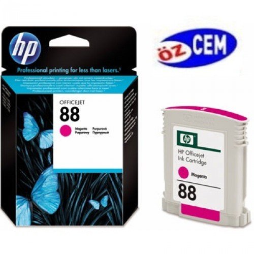 HP 88 (C9387AE) Orjinal Kırmızı (Magenta) İnkJet Mürekkep Kartuşu