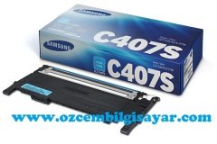 Samsung CLP-320/CLP-325/CLX-3185 (CLT-C407S) Orjinal Mavi (Cyan) Toner