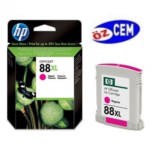HP 88XL (C9392AE) Orjinal Kırmızı (Magenta) İnkJet Mürekkep Kartuşu