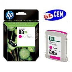 HP 88XL (C9392AE) Orjinal Kırmızı (Magenta) İnkJet Mürekkep Kartuşu