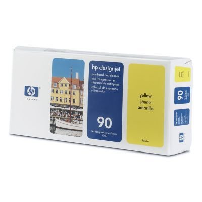 HP 90 (C5057A) Orjinal Sarı Baskı Kafası ve Baskı Kafası Temizleyicisi