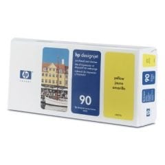 HP 90 (C5057A) Orjinal Sarı Baskı Kafası ve Baskı Kafası Temizleyicisi