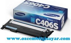 Boş Samsung CLP-360/CLP-365/CLX-3300/CLX-3305/SL-C410/SL-C460 (CLT-C406S) Mavi Toner Satış