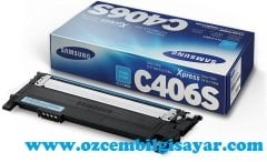 Samsung CLP-360/CLP-365/CLX-3300/CLX-3305/SL-C410/SL-C460 (CLT-C406S) Orjinal Mavi Toner