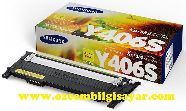 Boş Samsung CLP-360/CLP-365/CLX-3300/CLX-3305/SL-C410/SL-C460 (CLT-Y406S) Sarı Toner Satış