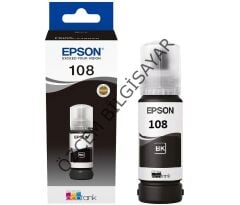 EPSON 108/C13T09C14A (ET-18100/L18050/L8050) Orjinal Siyah EcoTank Kartuşu (70 ml)