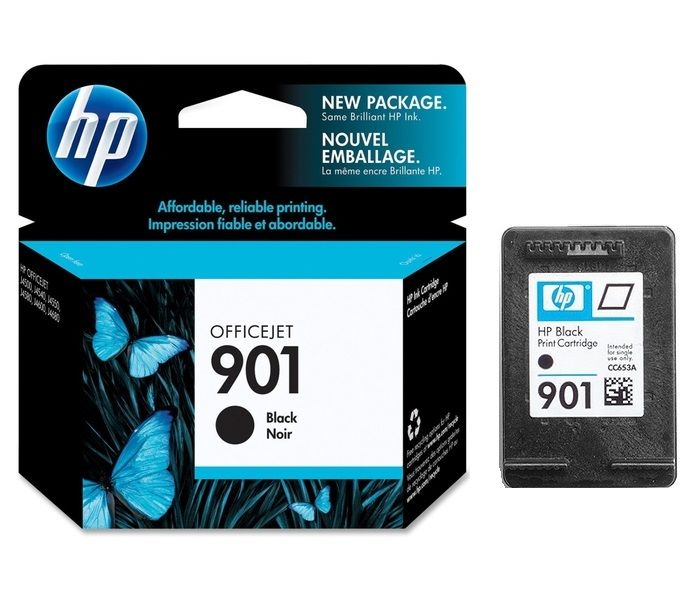HP 901-CC653AE (J4524-J4540-J4550-J4580-J4624-J4660-J4680-4500) Orjinal Siyah Kartuş