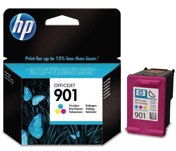 HP 901-CC656AE (J4524-J4540-J4550-J4580-J4624-J4660-J4680-4500) Orjinal Renkli Kartuş